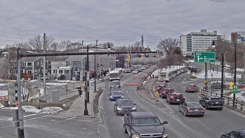 Mac Donald Bridge - Dartmouth bound