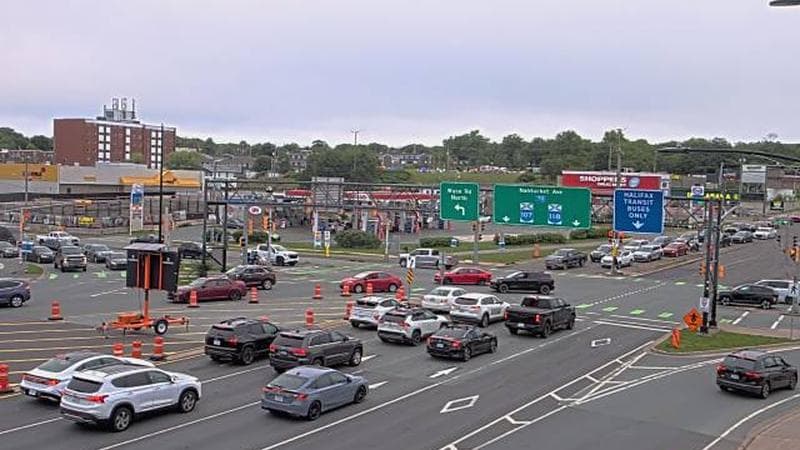 Macdonald Bridge - Halifax bound