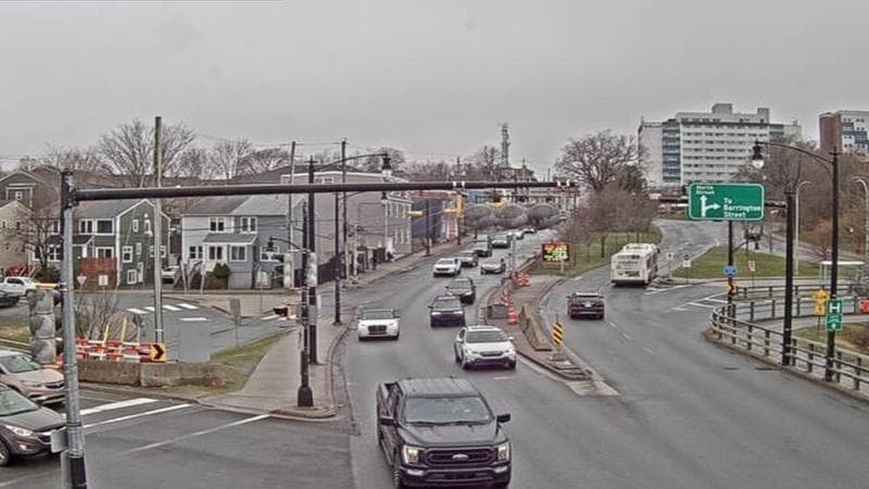 Mac Donald Bridge - Dartmouth bound