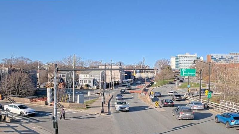 Mac Donald Bridge - Dartmouth bound