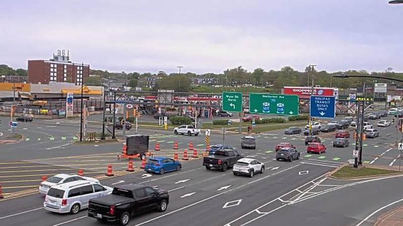 Macdonald Bridge - Halifax bound
