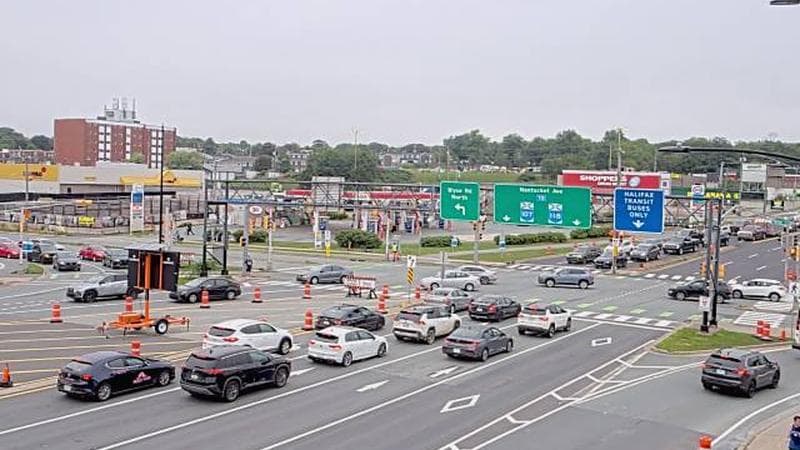 Macdonald Bridge - Halifax bound